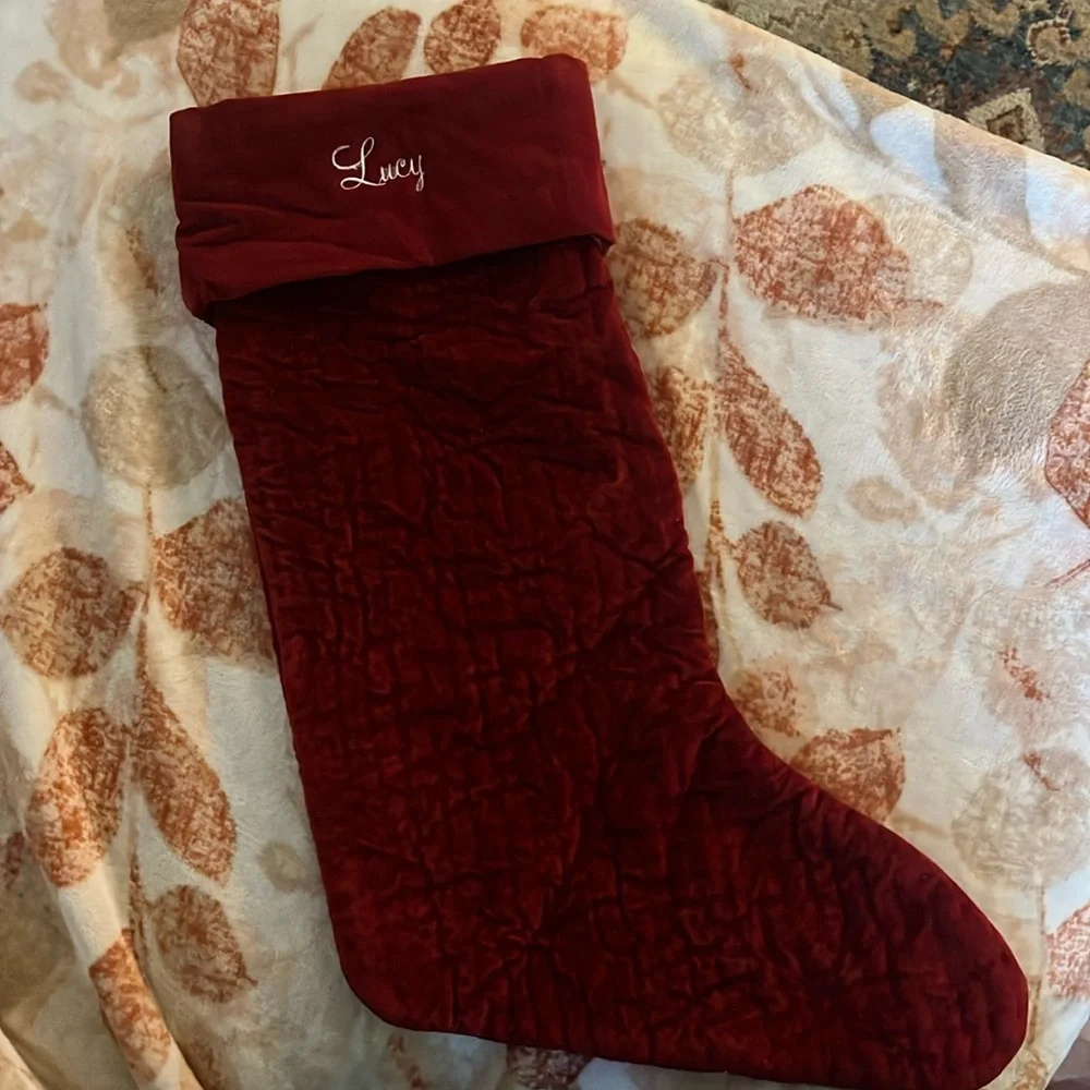 Pottery Barn Lucy Stocking